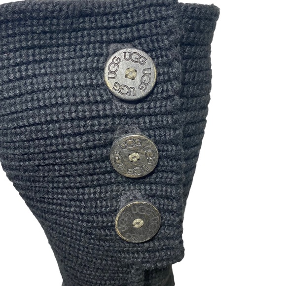 UGG Classic Cardy Boots Black ribbed - Picture 6 of 13